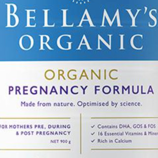 BELLAMY'S 贝拉米 孕妇奶粉孕早期中期孕晚期牛奶高钙无糖旗舰店