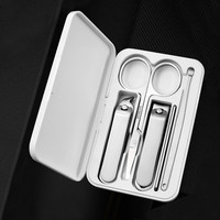 华纳兄弟 华纳林凯指甲刀套装5件套鼻毛剪刀指甲剪全套斜口指甲钳指甲锉挖耳勺