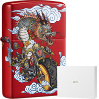 之宝（ZIPPO）打火机 机车神龙 礼盒套装 油性漆 LZE-0376-C01 打火机zippo防风打火机