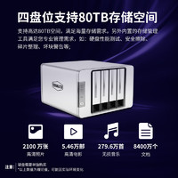 铁威马 F4-423 4盘位NAS（N5095、4GB）