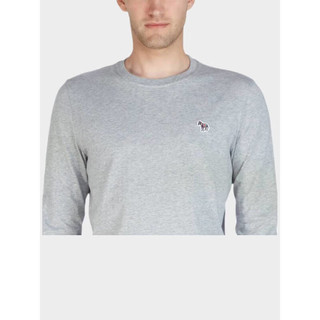 保罗史密斯（paul smith） 男士经典款斑马系列麻灰色T恤 M2R-828R-AZEBRA-72-S