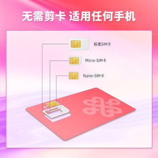 中国联通 联通手机卡大流量卡5g不限速上网卡号码卡云游低月租全国通用 云游卡29元月租105G+100分钟通话