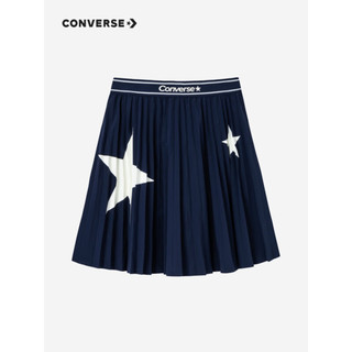 Converse 匡威童装女童半身裙2023夏季新款儿童裙子经典星星休闲短裤 藏青蓝 110/50