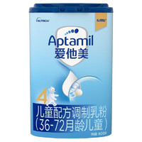 Aptamil 爱他美 经典中文版4段800克儿童配方奶粉（3-6岁适用）（德国原装进口） 6罐