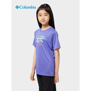 Columbia哥伦比亚户外23春夏新品儿童UPF50防晒防紫外线吸湿短袖T恤AB1844 546 L（160/80）