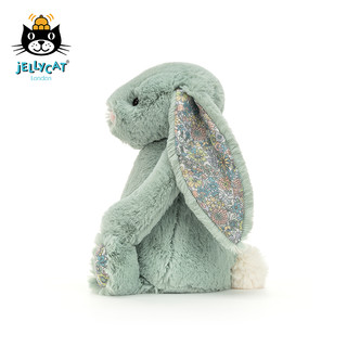 jELLYCAT 邦尼兔 BL3SG 花布邦尼兔毛绒玩具 青色 31cm