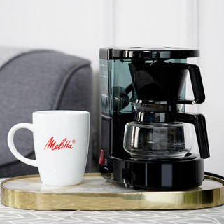 美乐家（melitta） 1015-小型迷你咖啡机家用美式滴漏式可手冲咖啡壶 黑色（40分钟自动断电）