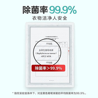 立白亮白洗衣液 薰香洁净天然亮白护色洗衣液酵素洁净机洗手洗洗衣液家用装 亮白液500g*2袋