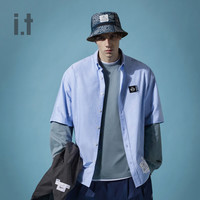 it ALPHA INDUSTRIES男装短袖衬衫春夏美式宽松外搭8009L