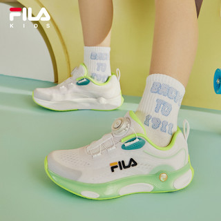 FILA 斐乐 童鞋儿童跑步鞋2023夏季新款潮透气网面男女童舒适运动鞋