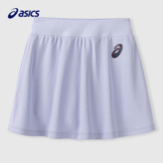 asics/亚瑟士童装2023年新款女童儿童网球运动假两件网球针织短裙 508紫色 140cm