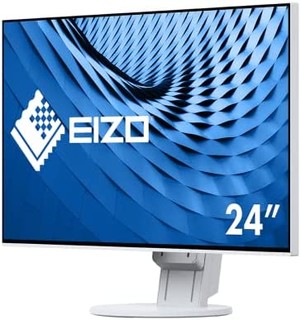EIZO 艺卓 FlexScan LED 显示器 (61.2 厘米/24.1 英寸, 350 ANSI 流明） 黑色 61 cm