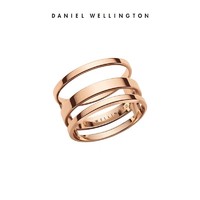 移动端：Daniel Wellington DW戒指三环简约戒指对戒 玫瑰金 12号 DW00400129