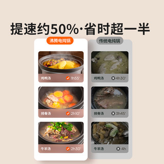 Joyoung 九阳 电炖锅煲汤锅砂锅家用紫砂插电全自动陶瓷炖汤炖盅煮粥沸炖