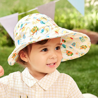 柠檬宝宝 儿童大帽檐防紫外线太阳帽
