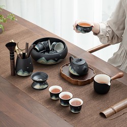 记今朝《国潮文创》功夫茶具套装家用泡茶壶盖碗茶杯整套办公手绘