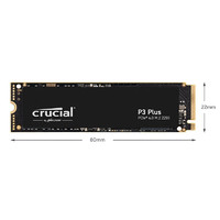 Crucial 英睿达 P3系列 NVMe M.2 固态硬盘 1TB