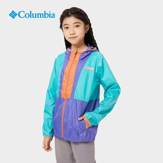 Columbia哥伦比亚户外23春夏新品儿童活力撞色夹克连帽外套SY0247 456 M