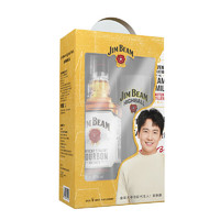 JIM BEAM 金宾 白占边 美国 调和型 威士忌 洋酒 1L礼盒装