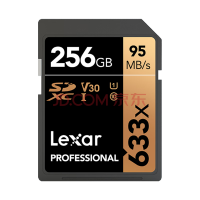 Lexar 雷克沙 633x SD存储卡 256GB