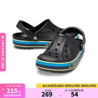 crocs 卡骆驰 贝雅卡骆班运动儿童洞洞鞋208321 黑/彩色-0C4 30(180mm)