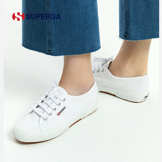 SUPERGA 平底增高小白鞋女百搭休闲鞋低帮透气经典男女帆布鞋 2750