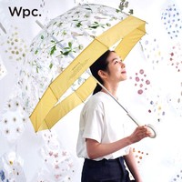 Wpc. 日本Wpc.plantica花漾联名系列透明伞日系清新花艺鸟笼长柄雨伞