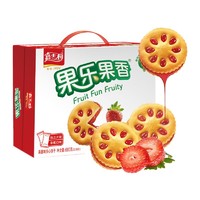 嘉士利 果乐果香草莓味夹心饼干680g