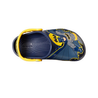 crocs趣味学院蝙蝠侠儿童洞洞鞋户外休闲鞋207470 深蓝色-410 29(175mm)