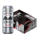 Asahi 朝日啤酒 超爽系列生啤500mlx24罐整箱装 日式生（鲜）啤酒