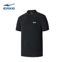 抖音超值购：ERKE 鸿星尔克 夏季新款运动系列男子POLO短袖衫翻领透气舒适3186