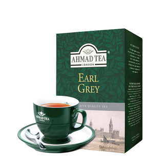 AHMAD TEA英国亚曼伯爵红茶250g盒装散茶瑞士卷佛手柑伯爵粉奶茶店烘焙商用 亚曼伯爵250g盒装散茶