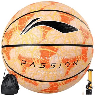 LI-NING 李宁 PU篮球 LBQK282-3 橙色 7号/标准