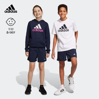 adidas阿迪达斯官方轻运动男大童夏季新款速干运动短裤HR6402 传奇墨水蓝/白 164CM