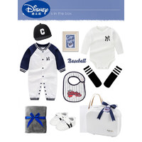 迪士尼（Disney）秋季棒球运动新生婴儿礼盒套装衣服创意摄影潮服帅气满月礼物 A 棒球四季礼盒 66cm