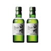 SUNTORY 三得利 日本2瓶装 SUNTORY三得利单一麦芽威士忌洋酒白州1973年180ml