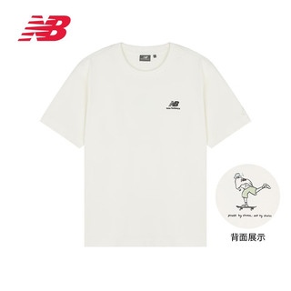 new balance NB官方23新款男女同款夏季圆领休闲短袖T恤 IV 5ED26021 L