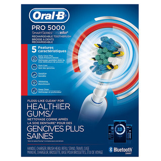 Braun/博朗 欧乐B Oral-B Pro5000 电动牙刷 蓝牙智能连接  五种清洁模式新款