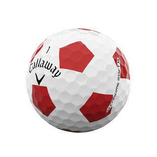 Callaway卡拉威高尔夫球全新CHROME SOFT小足球三层球长杆低倒旋