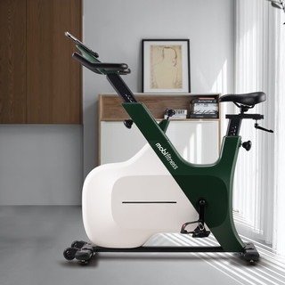 mobifitness 动感单车家用运动健身器材小型室内健身车自行车 英伦绿