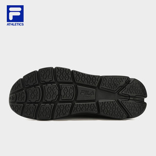 FILA 斐乐 Sock 男子跑鞋 A12M321307F-BW 黑/花岗灰 39