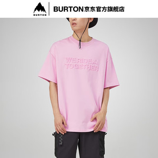 BURTON伯顿S24新品男女Slogan 短袖T恤圆领宽松T恤休闲户外111026 11102699209 S