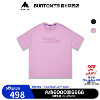 BURTON伯顿S24新品男女Slogan 短袖T恤圆领宽松T恤休闲户外111026 11102699209 S