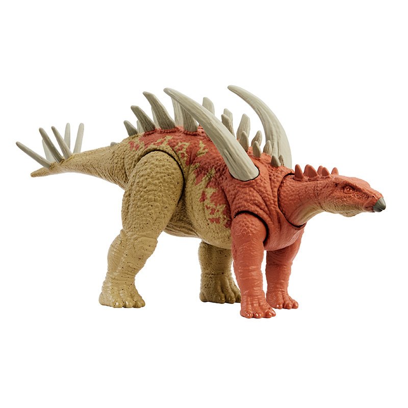 MATTEL 美泰 侏罗纪世界 狂野攻击恐龙系列 HLN63-HLN68 沙漠系-巨棘龙 模型