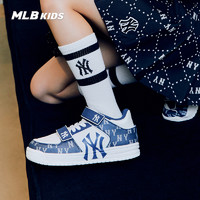 88VIP：MLB 儿童官方男女童时髦复古老花运动鞋休闲洋气潮流鞋23春夏新款