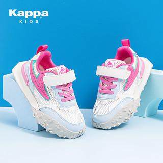 kappa童鞋儿童运动鞋女童夏款网面透气网鞋2023新款幼童学步鞋子