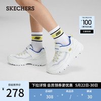 斯凯奇（Skechers）童鞋2023春季新款男大童运动鞋舒适休闲鞋儿童鞋415024L 白色/黑色/橙色/WBLY 27.5