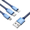 GUSGU 古尚古 GSG-06 USB-A转Type-C/Lightning/Micro-B 66W 数据线