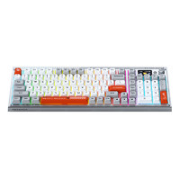 nubia 努比亚 红魔系列 GK001J 100键 三模机械键盘 氘锋银翼 TTC烈焰雪轴 RGB