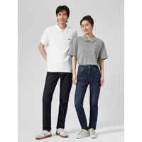 Levi's 李维斯 2023夏季男士经典短袖POLO领T恤灰色0002 M